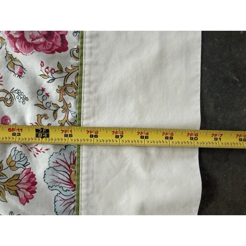 Vintage Springmaid  Twin Flat  Sheets Floral Lot Of 4 -80x90 Made In‎ USA